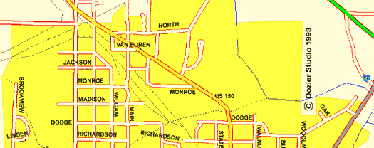 Farmer City Map